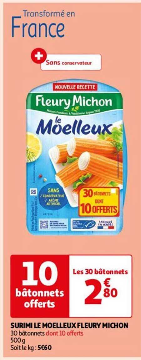 surimi le moelleux fleury michon