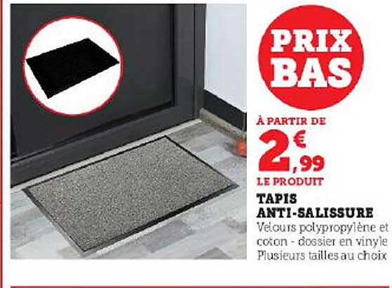 tapis anti-salissure
