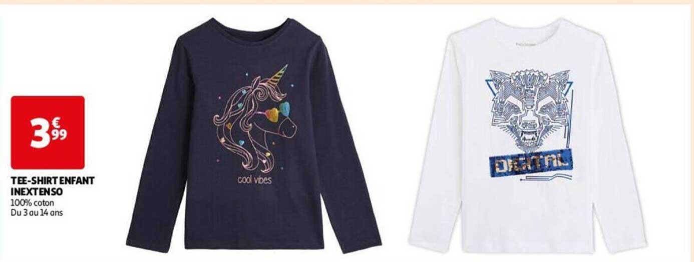 tee-shirt enfant inextenso