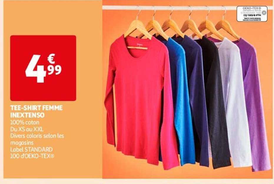 tee-shirt femme inextenso