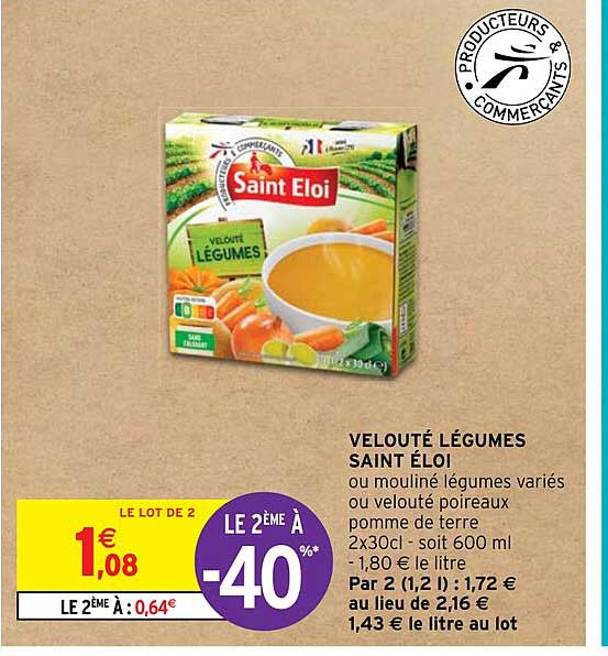 velouté légumes saint éloi