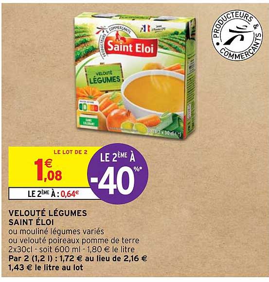 velouté légumes saint éloi