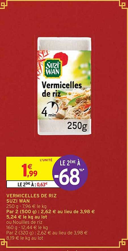 vermicelles de riz suzi wan