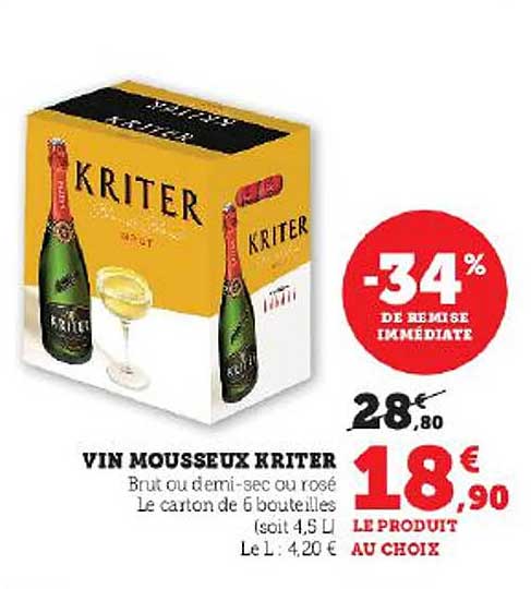 Vin Mousseux Kriter
