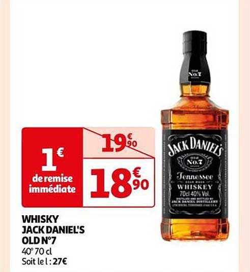 whisky jack daniel's old n°7