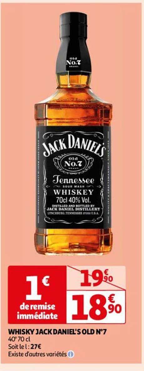 whisky jack daniel's old n°7