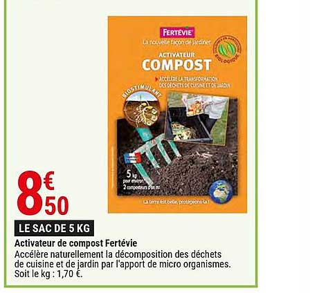activateur de compost fertévie