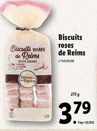 biscuits roses de reims saveurs de nos régions