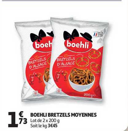 Boehli Bretzels Moyennes