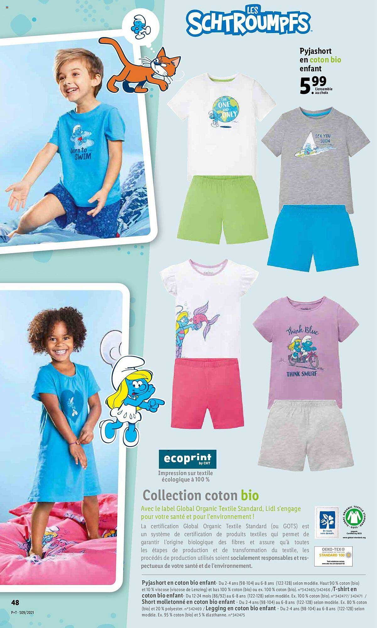 collection coton bio ecoprint