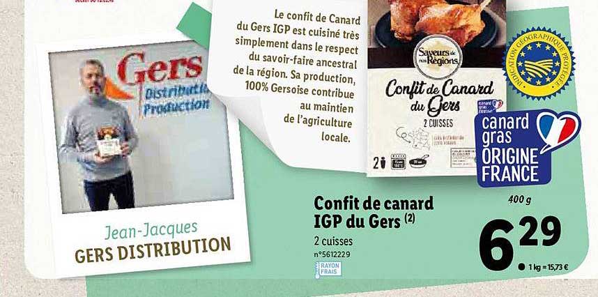 Confit De Canard Igp Du Gers Saveurs De Nos Régions
