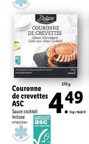 Couronne De Crevettes Asc Deluxe