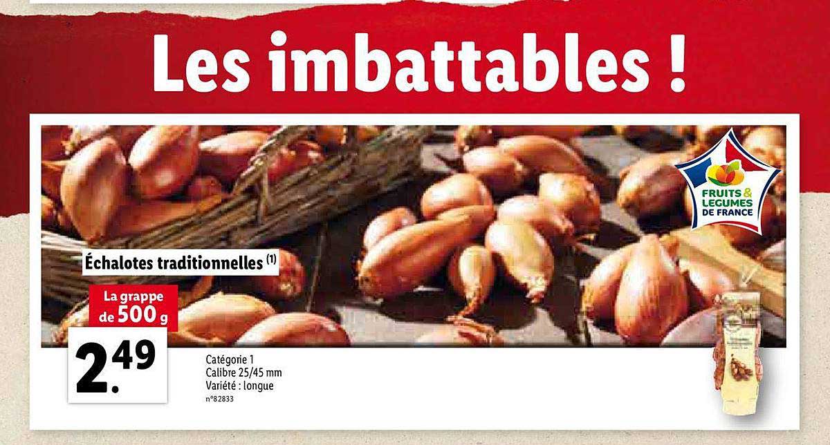 échalotes traditionnelles