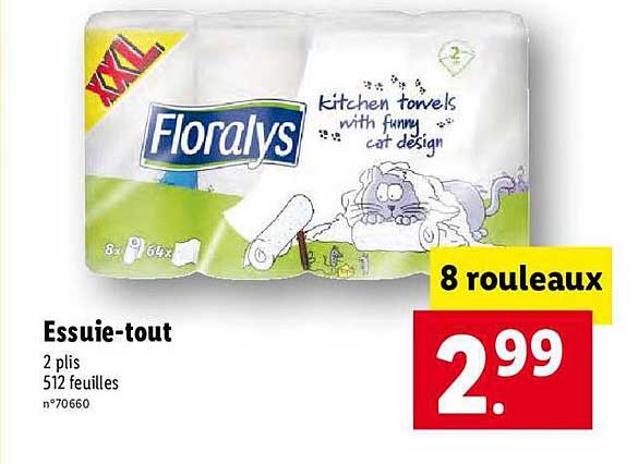essuie-tout floralys