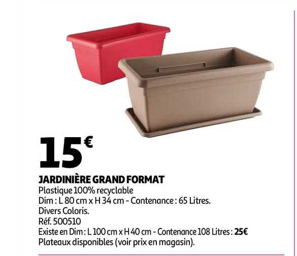 jardinière grand format