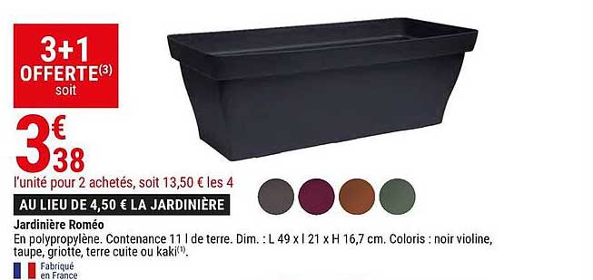 jardinière roméo