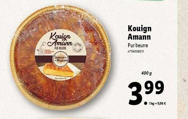 kouign amann saveurs de nos régions