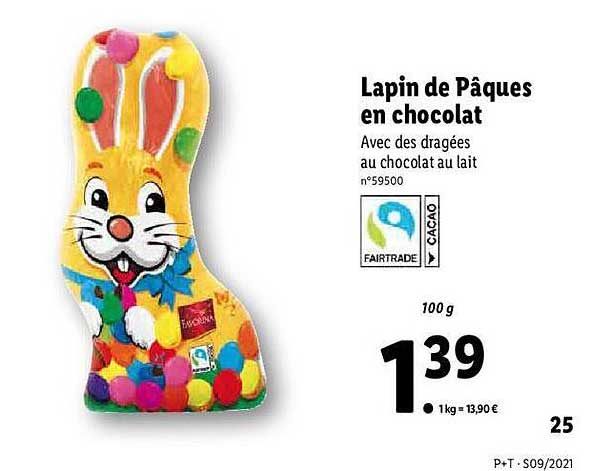 Lapin De Pâques En Chocolat