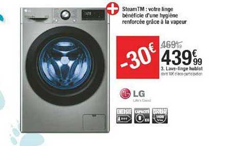 lave-linge hublot lg