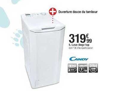 Lave-linge Top Candy