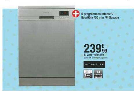 lave-vaisselle signature