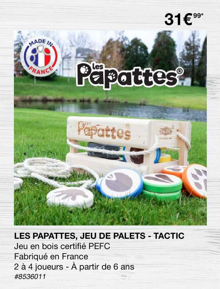 les papattes, jeu de palets - tactic