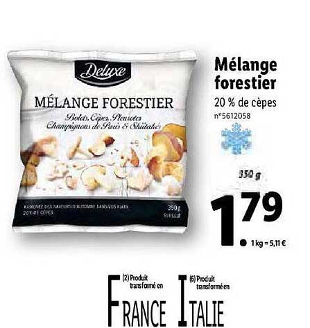 mélange forestier deluxe