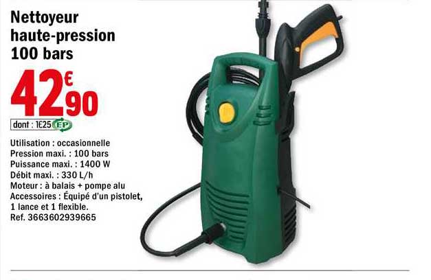 nettoyeur haute-pression 100 bars