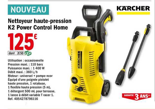 nettoyeur haute-pression k2 power control home kärcher