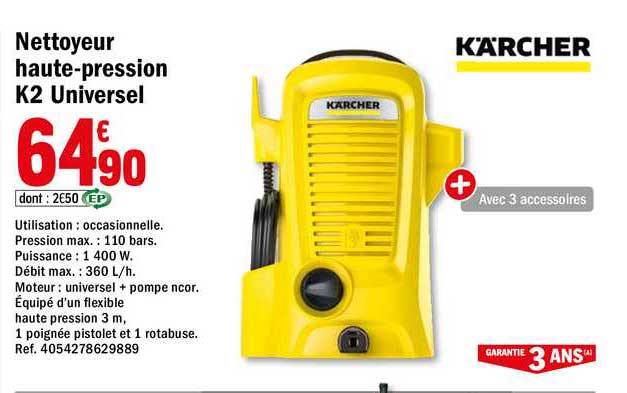 nettoyeur haute-pression k2 universel kärcher