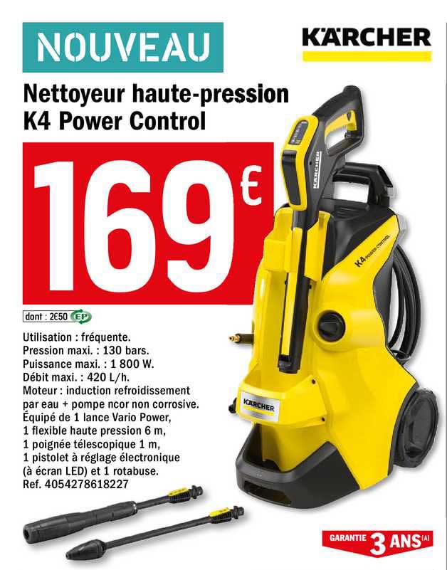 nettoyeur haute-pression k4 power control kärcher