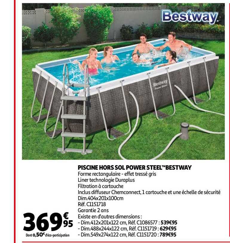 piscine hors sol power steel bestway