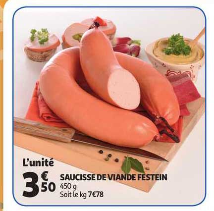 Saucisse De Viande Festein