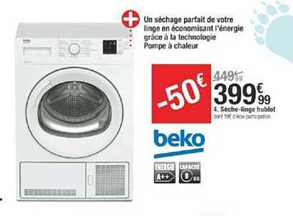 sèche-linge hublot beko