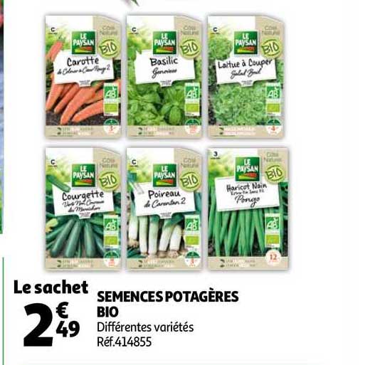 semences potagères bio