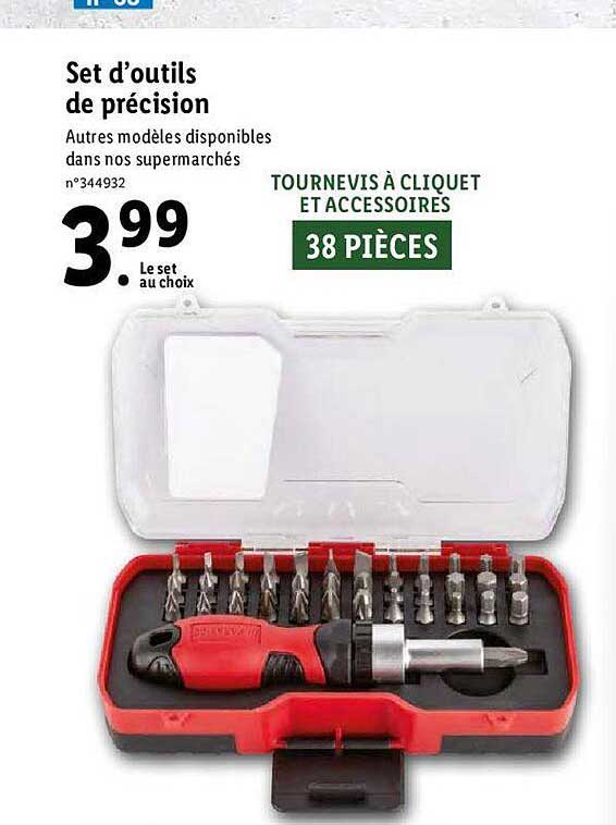 set d'outils de précision