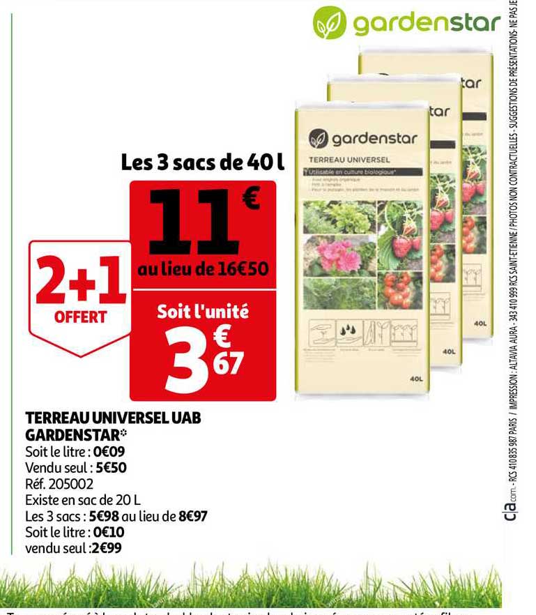 terreau universel uab gardenstar