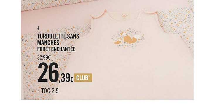 turbulette sans manches forêt enchantée