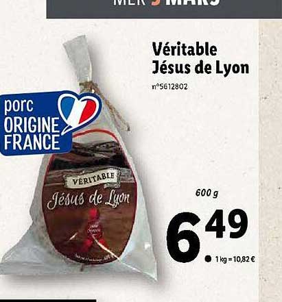 Véritable Jésus De Lyon