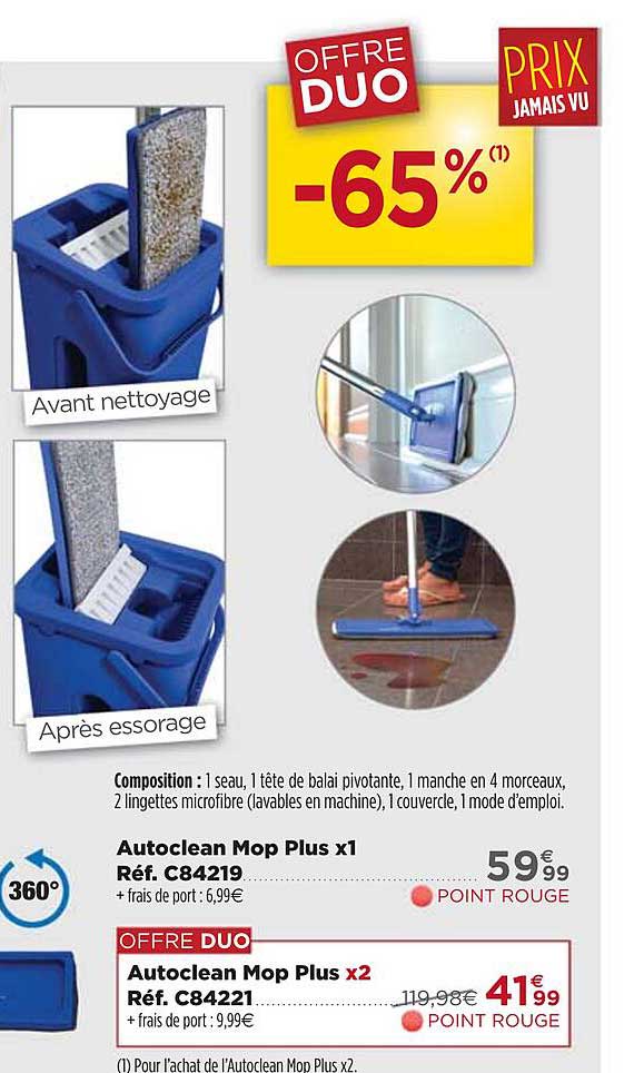 Autoclean Mop Plus