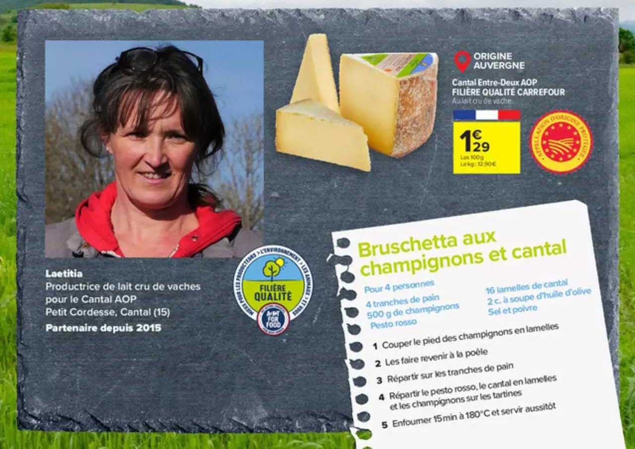 Cantal Entre-deux Aop Filière Qualité Carrefour