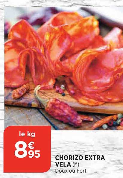 chorizo extra vela