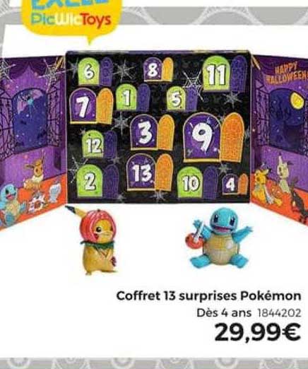 coffret 13 surprises pokémon