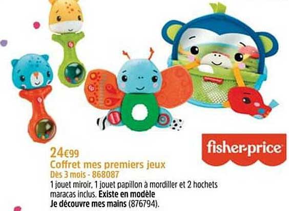 coffret mes premiers jeux fisher-price