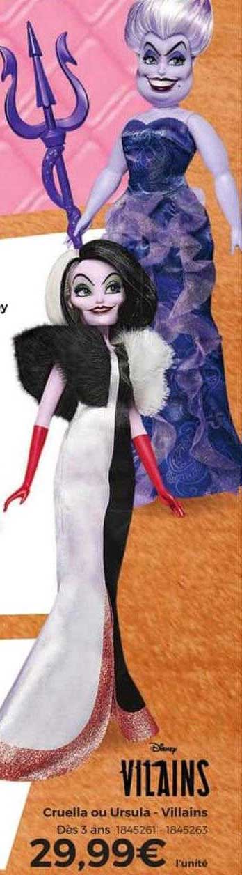 cruelle au ursula - villains