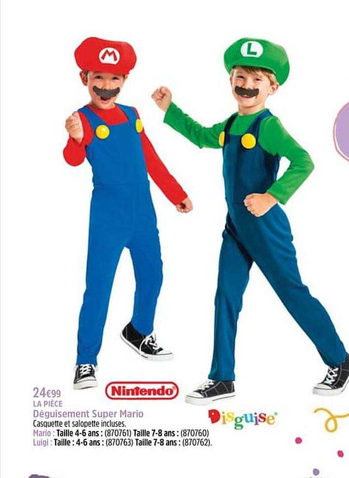 Déguisement Super Mario Nintendo