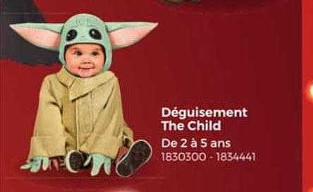 déguisement the child