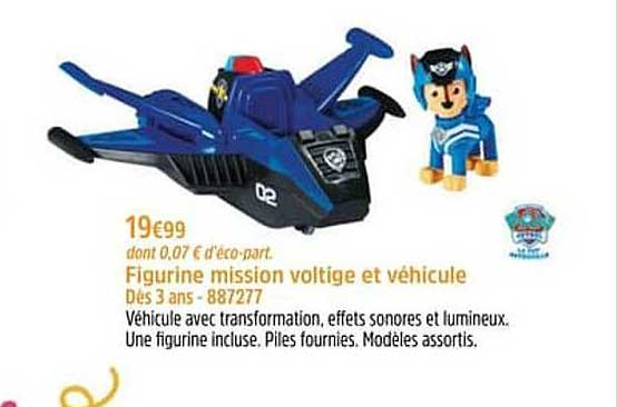 figurine mission voltige et véhicule