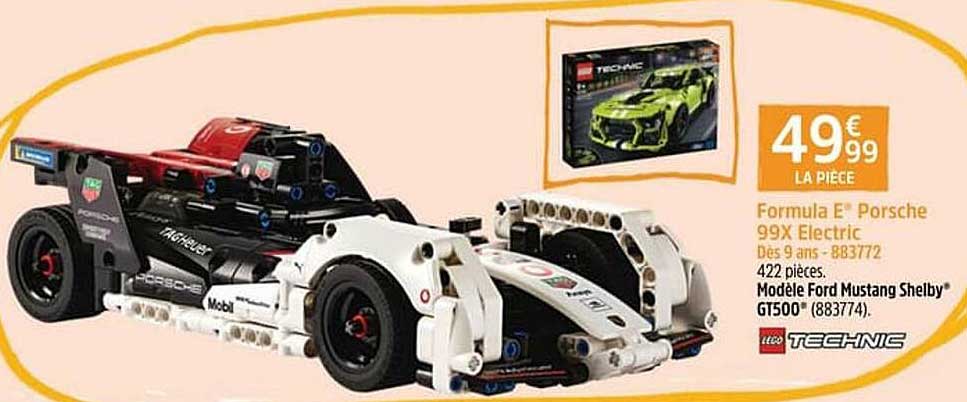 formula e porsche 99x electric lego technic