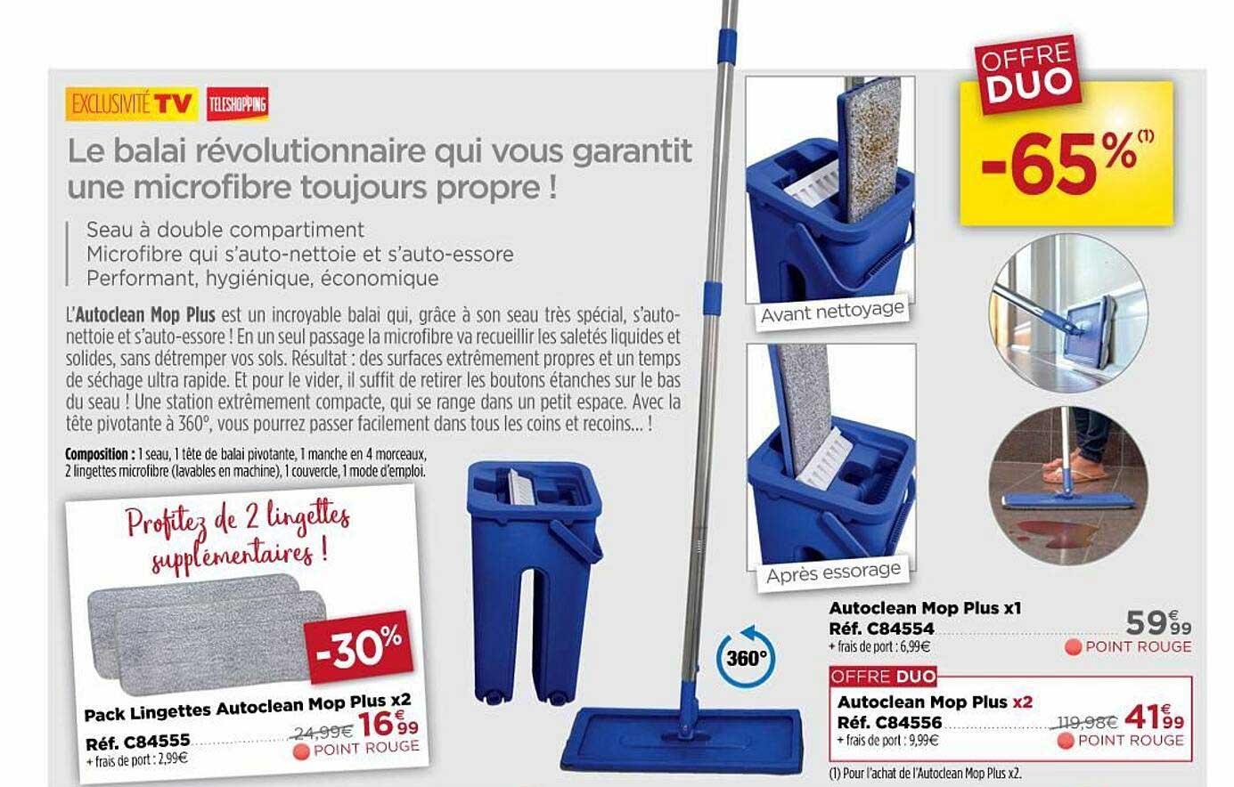 l'autoclean mop plus